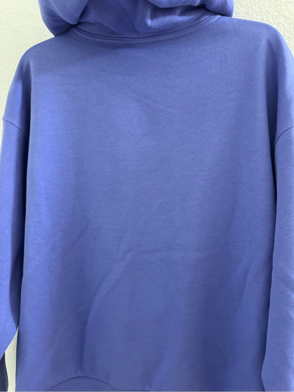 NWT adidas Women's ALL SZN Fleece Boyfriend Hoodie sz M in semi cobalt blue - Picture 9 of 9